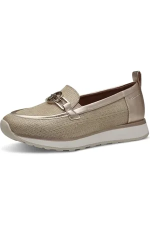 Tamaris Slipper Damen Vegan Bequem metallic,EU 37
