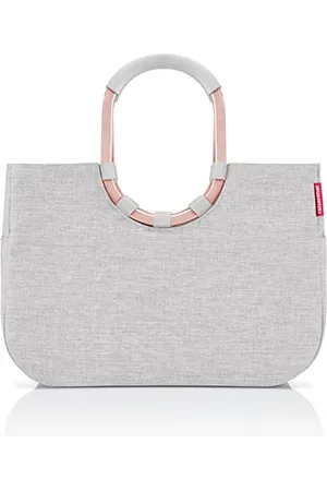 Reisenthel Loopshopper L Stabile Tasche mit praktischen Fächern aus recycelten PET-Flaschen Charmantes und wasserabweisendes Design, Farbe: