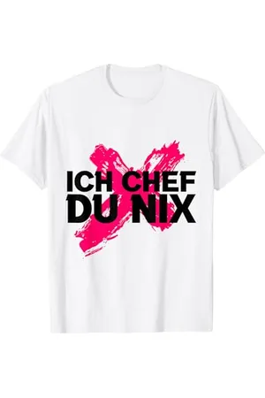 witzige und lustige Sprüche Ich Chef Du Nix Spruch Geschenk Von Team Bester Chef Geschen T-Shirt