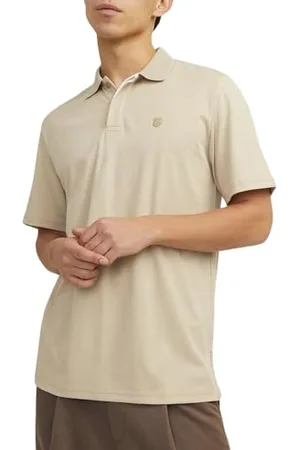 JACK & JONES Male Poloshirt Einfarbig Polokragen Poloshirt