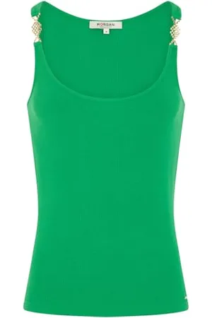 Morgan Tanktop mit schmalen Trägern Mousse S