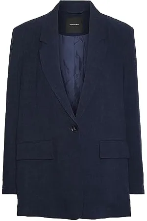 VERO MODA Damen Vmlucyver Linen Blazer, , S EU