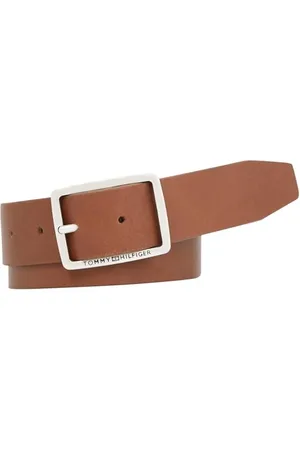 Tommy Hilfiger Herren Gürtel Jeans Buckle 3.5 Ledergürtel, , 105 cm