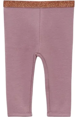 QS by s.Oliver Thermofleece-Leggins mit Glitzer-Elastikbund Lavendel 92