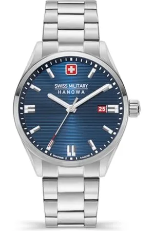 Swiss Military Hanowa SMWGH2200102 Roadrunner Herrenuhr mit Edelstahlband Saphirglas