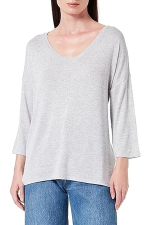 VERO MODA Damen VMBRIANNA 3/4 V-Neck Boo REP Pullover, , M