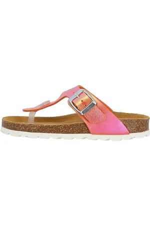 Lurchi 95L7003006 Schiebe-Sandalen, Rose-Multi, 33 EU