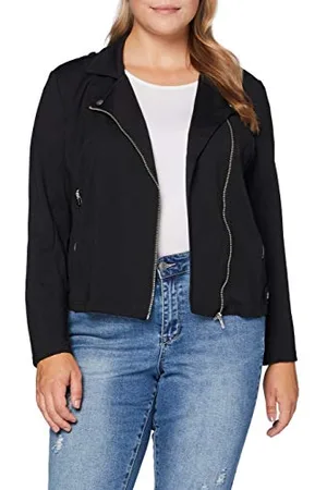 ONLY Damen CARGOLDTRASH Biker Jacket Jacke, Black, M-46/48