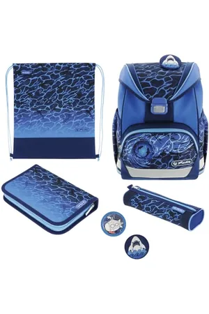 HERLITZ Schulranzen UltraLight Plus Blue Shark, 16 l