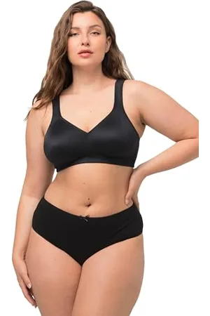 Ulla Popken Damen, große Größen, Mikrofaser-BH, Cup B/C, D/E