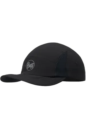 Buff ®| Kappe 5 Panel Go Männlich Weiblich Erwachsene Flexibel, UPF50, Verstellbar, Nachhaltig, Leicht, Laufen, Recycelte Materialien, Komfortabel, L/XL, Noir