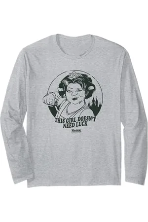 Shrek Fiona Punch This Girl Doesn’t Need Luck Langarmshirt
