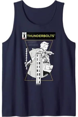 Marvel Studios Thunderbolts Yelena Belova B&W Comic Cover #1 Tank Top