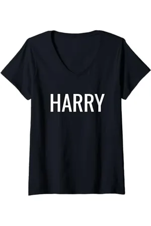 Harry Potter Damen T-Shirt mit V-Ausschnitt