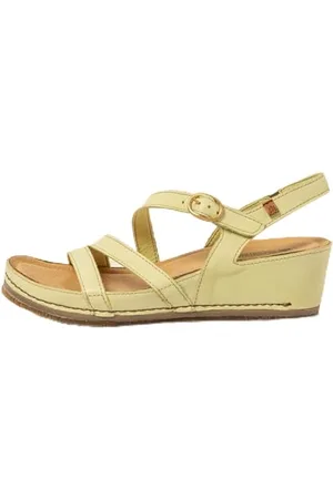 El Naturalista Damen N5855 PICUAL Durchgängies Plateau Sandalen mit Keilabsatz, , 41 EU