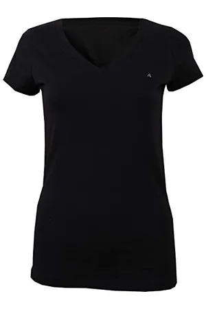 Replay Damen 2er Pack T-Shirts Kurzarm mit V-Ausschnitt, (Schwarz), S