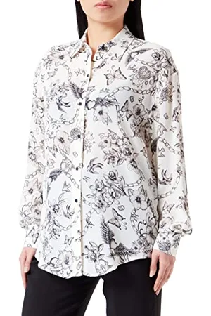 Pinko Damen Corisha Crepe De Chine Hemd, , 42