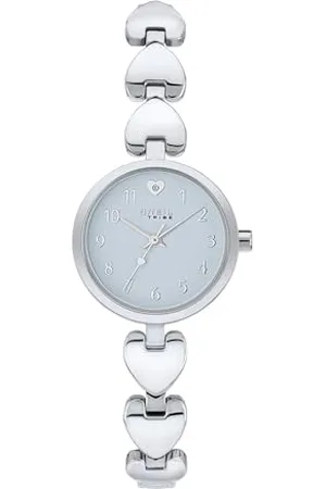 Breil Uhr Damen BT Heart Ziffernblatt Weiss Bewegung NUR Zeit Quartz e Bracelet Stahl Silber EW0629