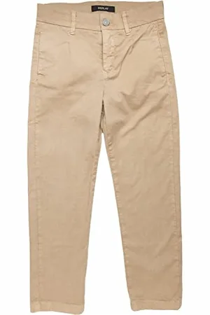 Replay Jungen Chino mit Stretch, (Braun), 8 Jahre