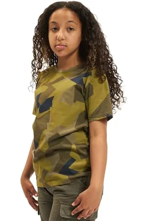 Brandit Kids T-Shirt, Farbe: Swedish camo, Größe: XL 158