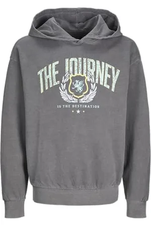 JACK&JONES JUNIOR JORCHARGE Washed Sweat Hood LN JNR