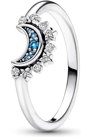PANDORA Celestial Sparkling Moon Ring 192675C01-48