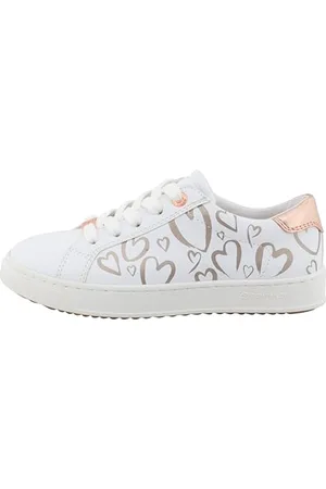 TOM TAILOR 9570080011 Sneaker, White-Rose-Gold, 32 EU