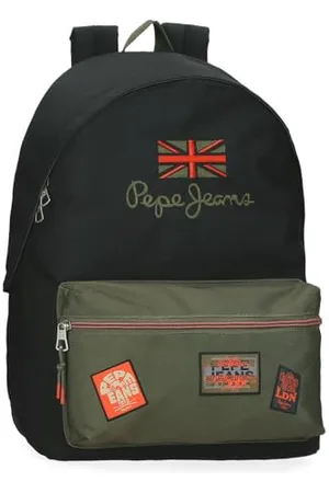 Pepe Jeans Ponder Rucksack für die Schule, tragbar, 39,6 cm, , 31 x 44 x 17,5 cm, Polyester, 23,87 l, von Joumma Bags, , Talla única, Schulrucksack