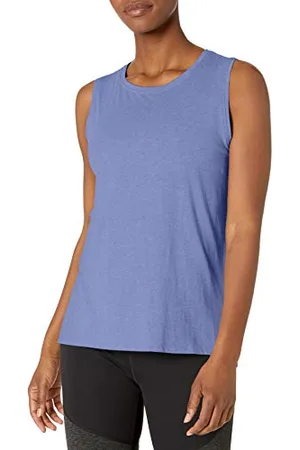 Amazon Damen Yoga-Tanktop aus weicher Baumwolle in lockerer Passform (in Übergröße erhältlich) (zuvor Core 10), , 3XL Große Größen