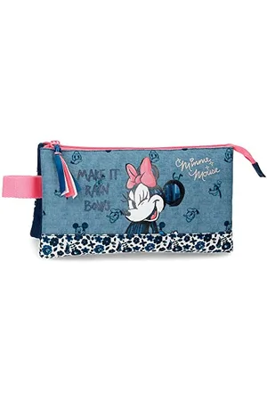 Disney Minnie Make it Rain Bows Federmäppchen, dreifach, , 22 x 12 x 5 cm, Polyester