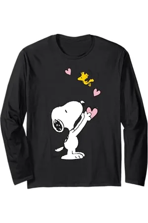 Peanuts Snoopy Woodstock Mein Herz ist bei dir Langarmshirt