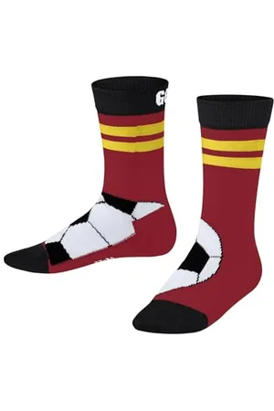 Falke Unisex Kinder Socken Active Soccer K So Baumwolle Funktionsmaterial dünn atmungsaktiv gemustert 1 Paar, , 35-38