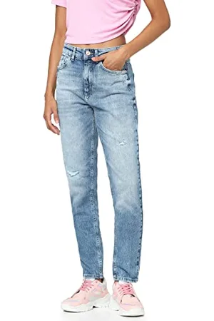ONLY Damen Onlveneda Hw Mom Rip Rea931 Noos Jeans, , XS / 30L EU
