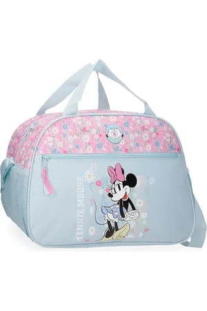 Disney Minnie Happy Kinderrucksack, Schulrucksack, aus Polyester, Seitentaschen, verstellbare breite Träger, Tragegriff oben zum Aufhängen, Magic Fix-System.
