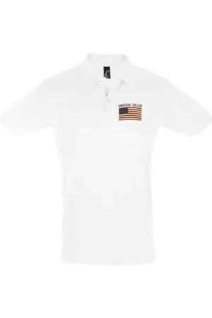 American College Unisex Herren Damen Manner Frauen Polo Shirt, , S