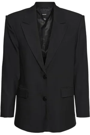 VERO MODA Damen VMSELAH LS Loose Boyfriend Blazer, Black, 64