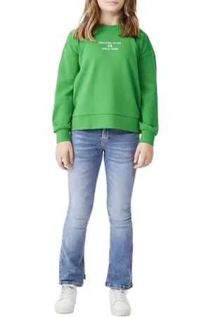 LTB Jungen-Jeanshosen Rosie G Flared Mittlere Taille mit Reißverschluss aus Baumwollmischung in Mittelblau - Größe 164CM