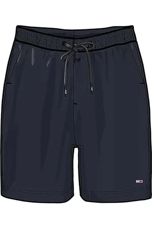 Tommy Hilfiger Herren Sweatshorts Flag Beach mit Tunnelzug, Blau (Dark Night Navy), XL