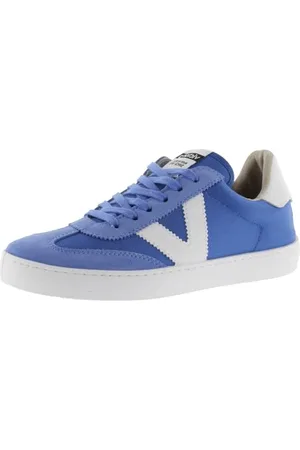 victoria Low-Top Unisex Berlin Ciclista Nylon & Kontrast-Teile & Passende Spaltleder 1126193 für Erwachsene Azul 39