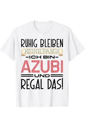 witzige und lustige Sprüche Azubi Spruch Geschenk Ich bin Azubi und Regel Das Auszubilde T-Shirt