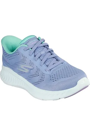 Skechers Damen Go Walk Now Sneaker, blau/grün, 37 EU
