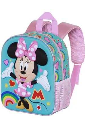 Disney Minnie Maus Greet-Elite 3D Rucksack, Türkis, 25 x 30 cm, Kapazität 7 L
