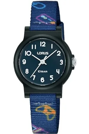 Lorus Jungen Analog Quarz Uhr mit Nylon Armband RRX45JX9