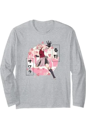 Naruto Shippuden Sakura Blossoms Anime Langarmshirt