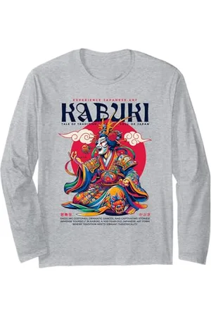 Mugambo Streetwear Fashion Design for Gift Ideas Erleben Sie japanische Kunst: Kabuki | Geschenke für Jugendliche, Männer und Frauen Langarmshirt