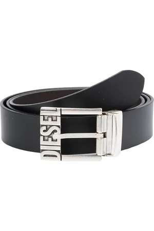 Diesel _LOGO REV B-SHIFT II BELT_APPAREL_BELT_Schwarz/Dunkelbraun_105