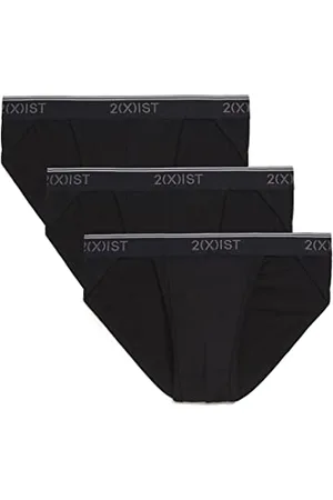 2Xist Herren-Sport-Slip, Baumwoll-Stretch, 3er-Pack, , Large
