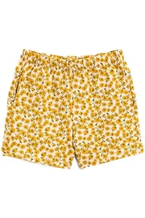 Koton Girls Floral Printed Mini Shorts Pockets