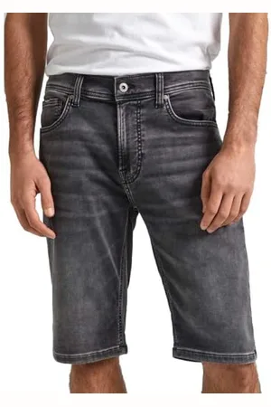Pepe Jeans Herren Slim Gymdigo Short, Grau (Denim-UH3), 33W