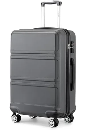 Kono Koffer Trolley Hartschale Handgepäck Zwillingsrollen Leichtgewicht ABS Kabinentrolley Reisekoffer Zahlenschloss 55cm